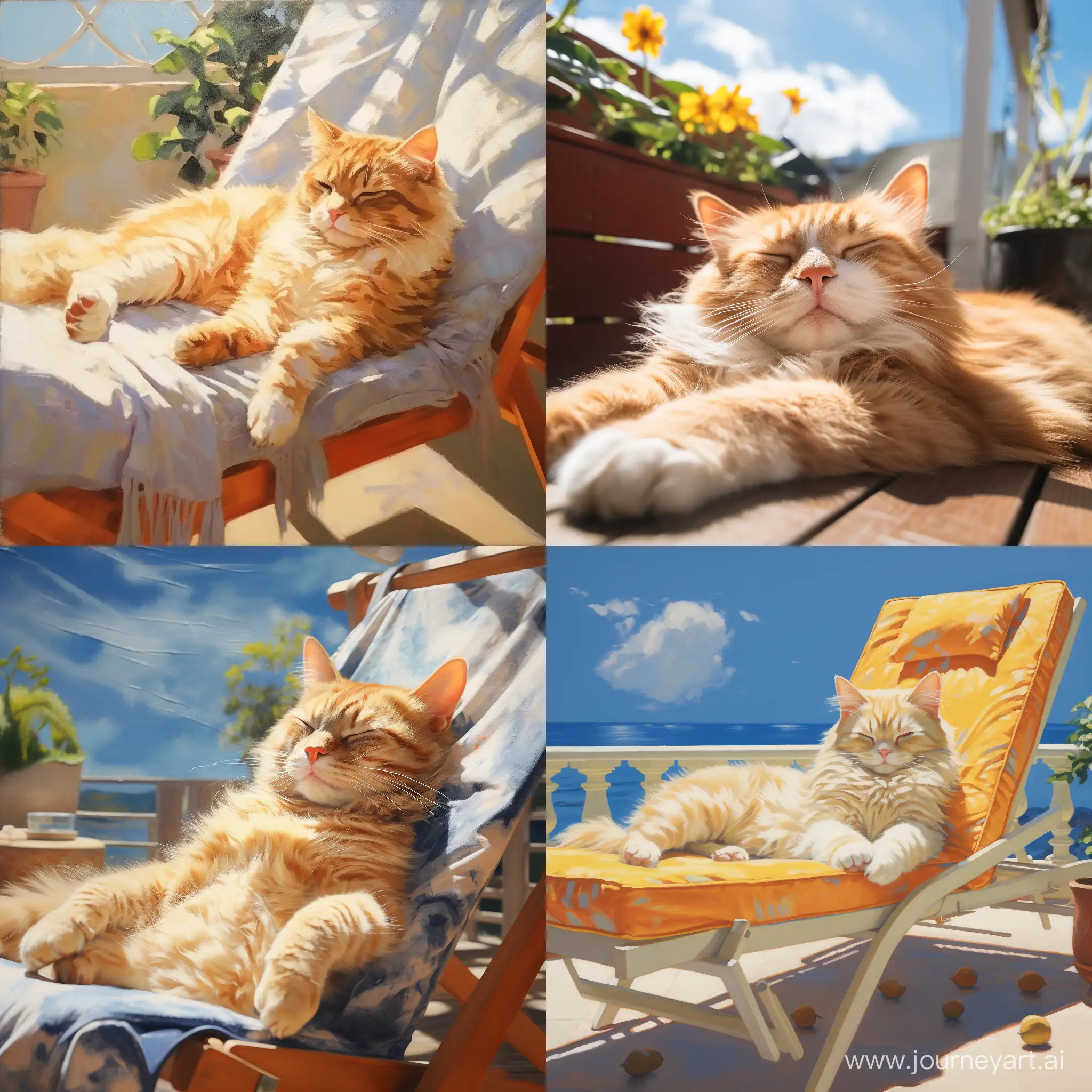 Adorable-Cat-Enjoying-Sunbath-in-Perfect-11-Aspect-Ratio-Serene-Pet-Relaxation