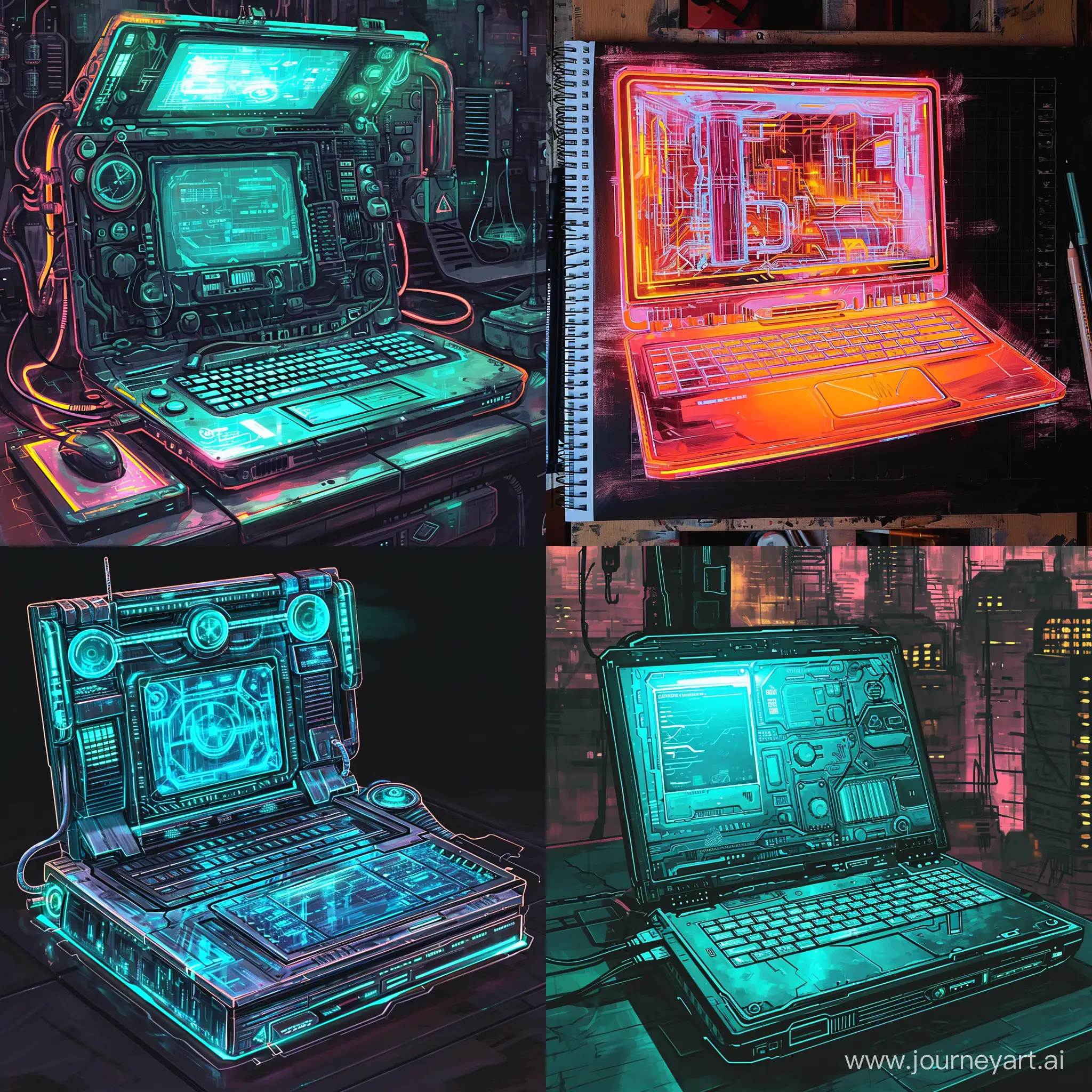 Postcyberpunk-Biopunk-Nanopunk-Laptop-Art