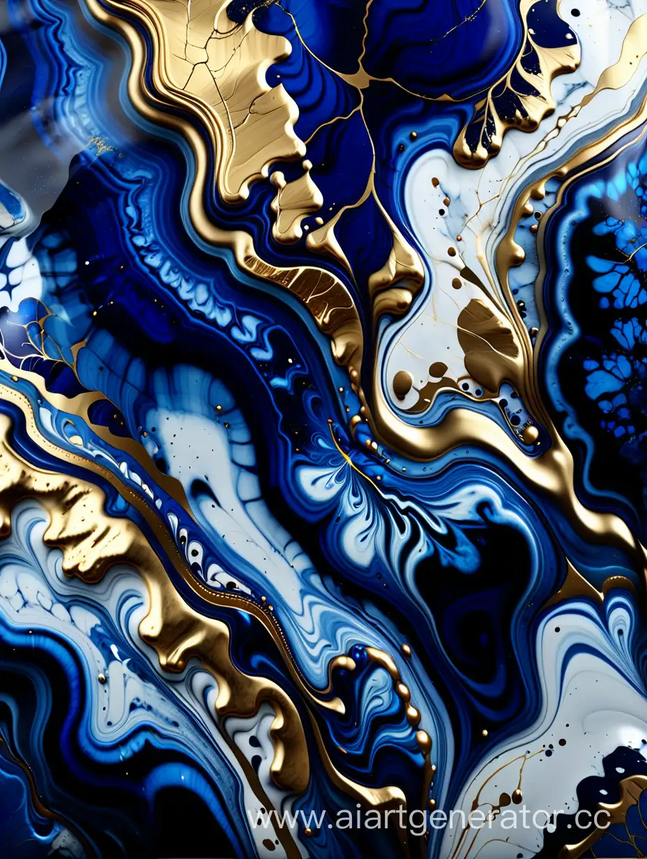 Elegant-Dark-Blue-Marble-Texture-with-Golden-Veins