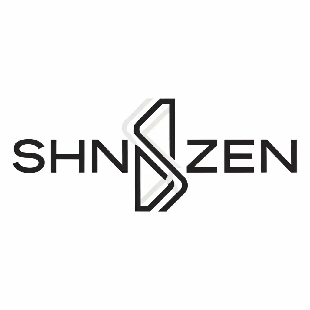 a logo design,with the text "Shinzen", main symbol:SH,Minimalistic,be used in Events industry,clear background