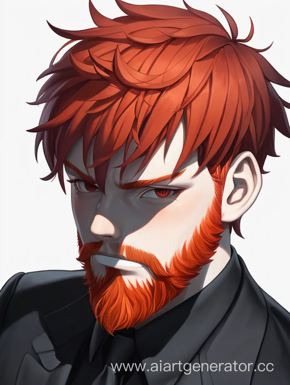 RedBearded-Man-in-Black-Suit-Mysterious-and-Silent