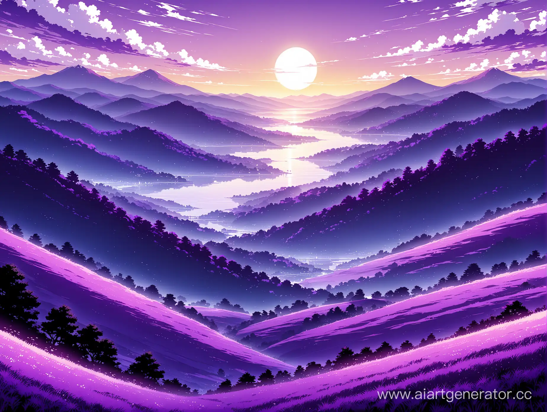 Enchanting-Anime-Landscape-Purple-Hues-Inspire-Serenity-and-Mystery