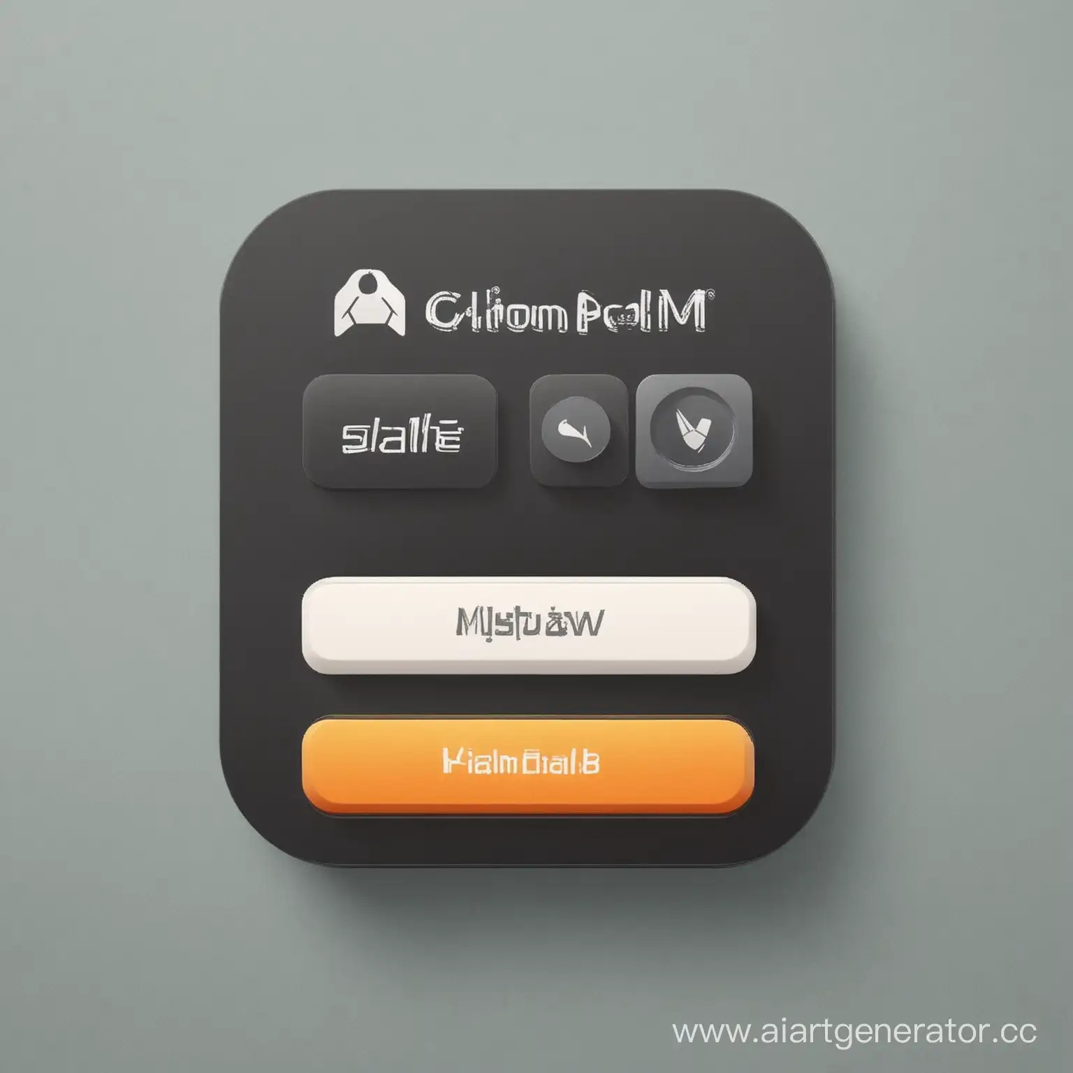 создай главный экран приложения с логотипом, названием и другими различными необходимыми кнопками