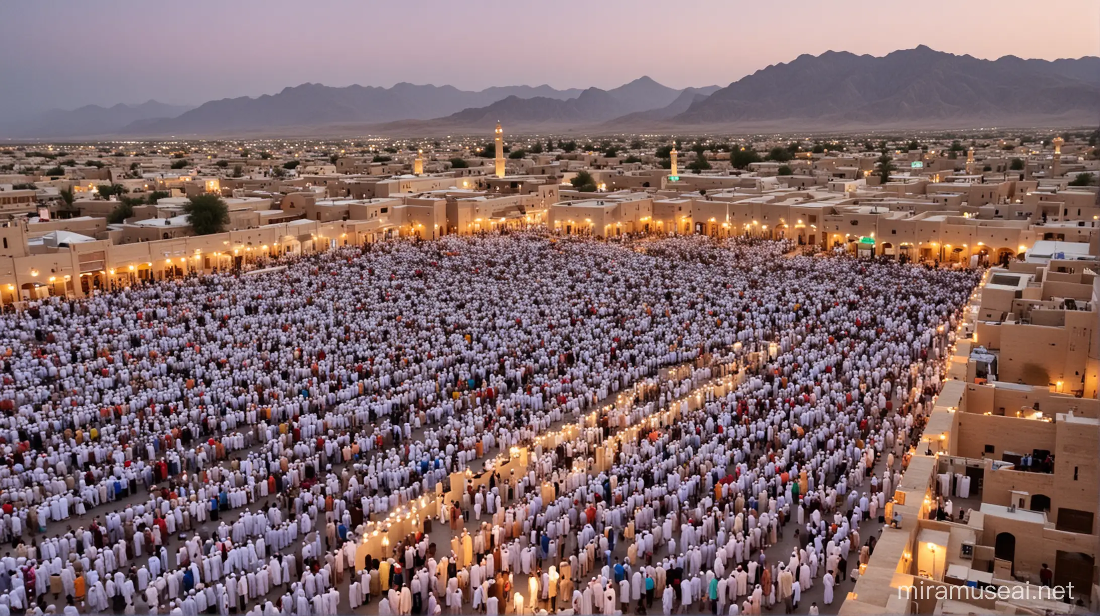 Colorful Eid Celebrations in Nizwa Vibrant Festivities and Traditions