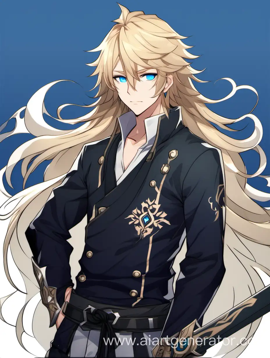 Genshin-Impact-Inspired-Portrait-of-a-27YearOld-with-Long-Light-Hair-and-Dark-Blue-Eyes