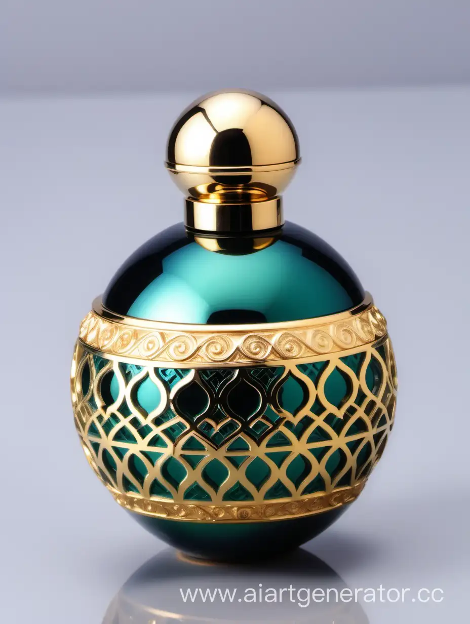 Exquisite-Gold-and-Blue-Ornamental-Perfume-Bottle-Cap-with-Arabesque-Pattern