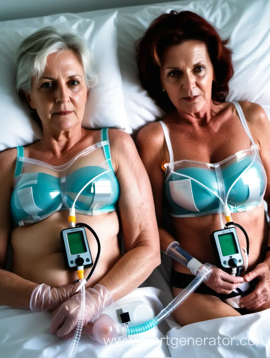 Australian-Women-at-Home-with-Oxygen-Mask-and-Heart-Monitor