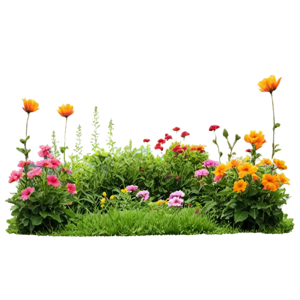 Vibrant-HD-Flower-Garden-PNG-Enhancing-Digital-Content-with-HighQuality-Floral-Imagery