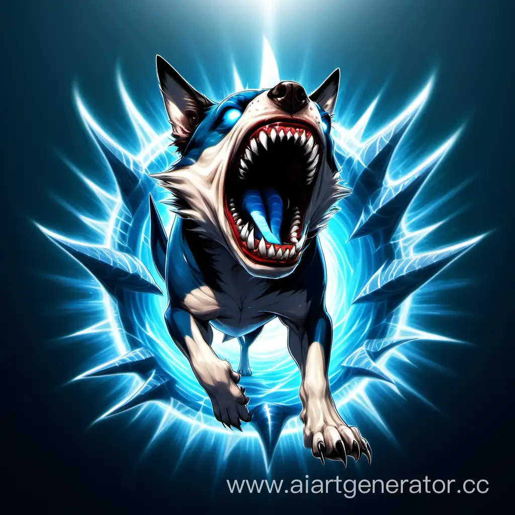 Ferocious-SharkToothed-Dog-with-Mysterious-Blue-Aura