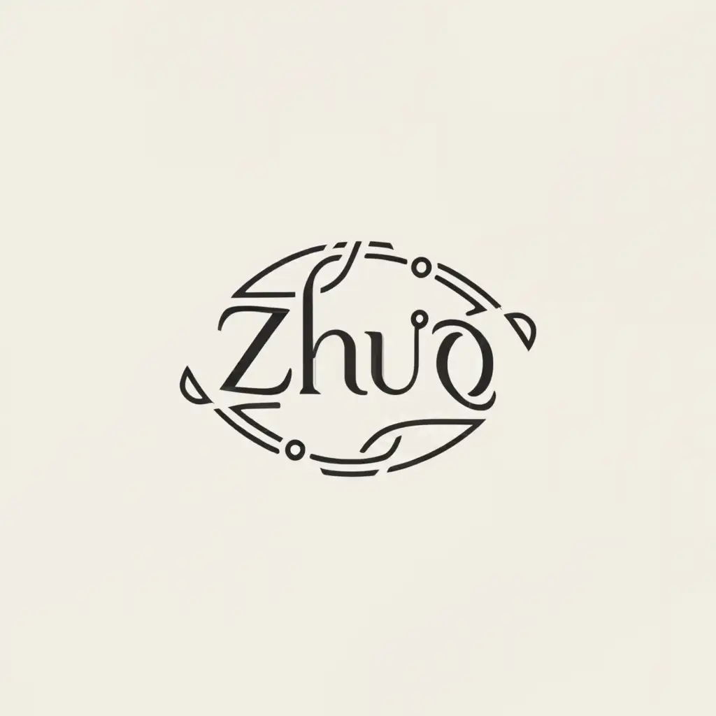 a logo design,with the text "Zhuó", main symbol:bracelet,Moderate,clear background