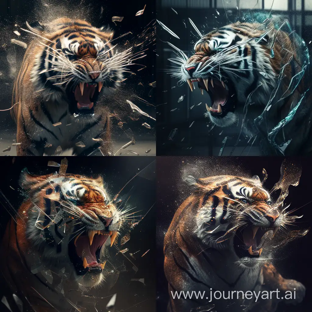 Fierce-Tiger-Shattering-Glass-in-a-Raw-Display-of-Power