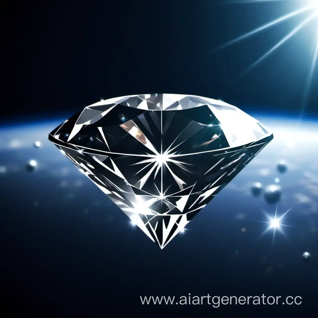 Glittering-Diamond-Shining-in-Cosmic-Expanse