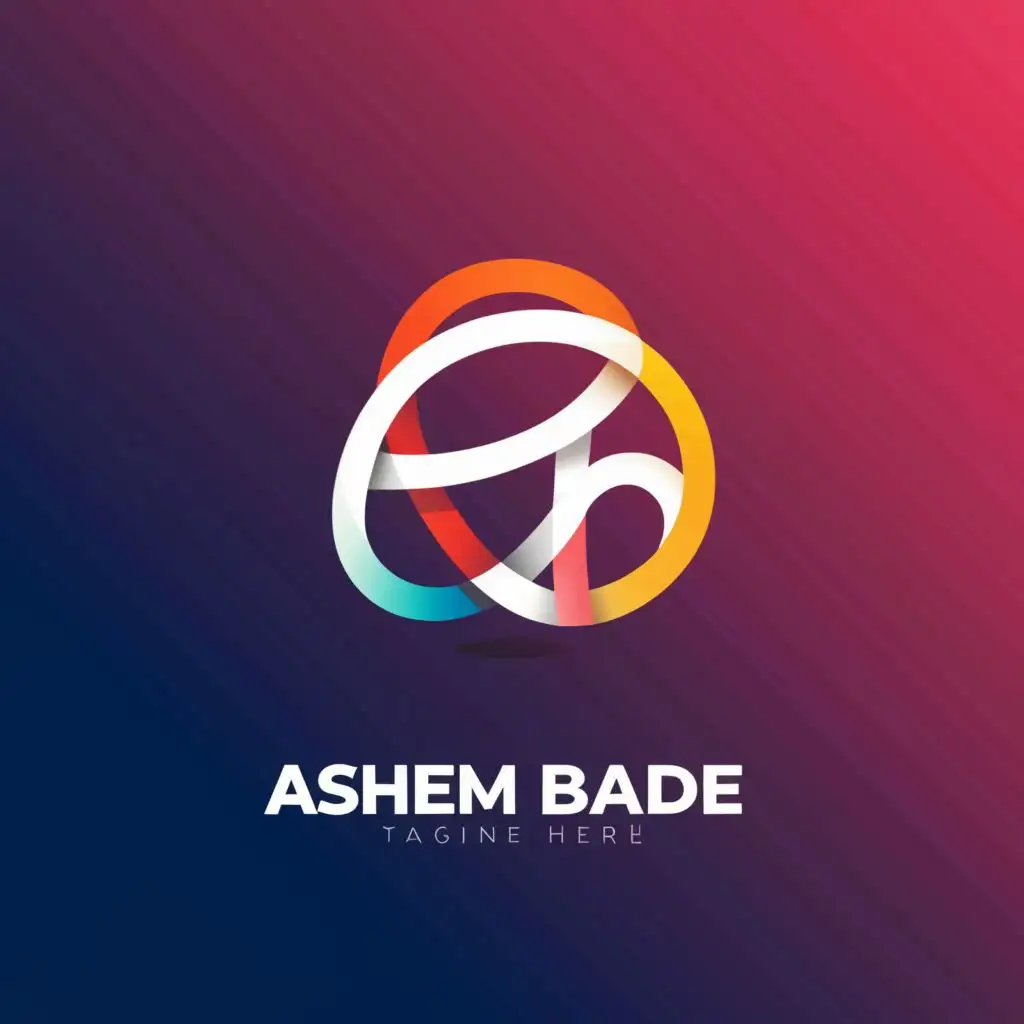 a logo design,with the text "ASHEM BADE", main symbol:AB,Moderate,be used in Nonprofit industry,clear background