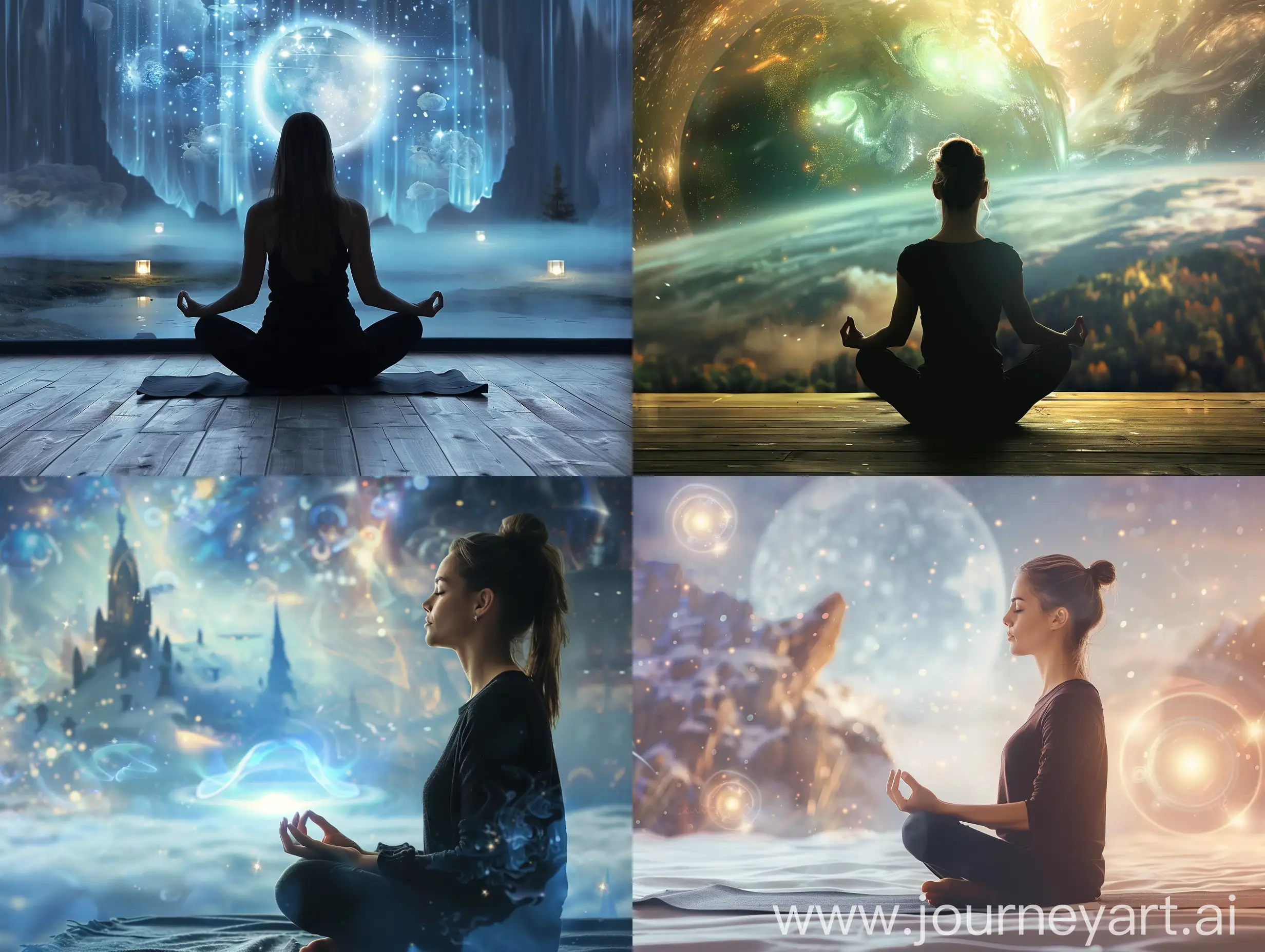 Mystical-Meditation-Woman-Contemplates-in-Enigmatic-Realm