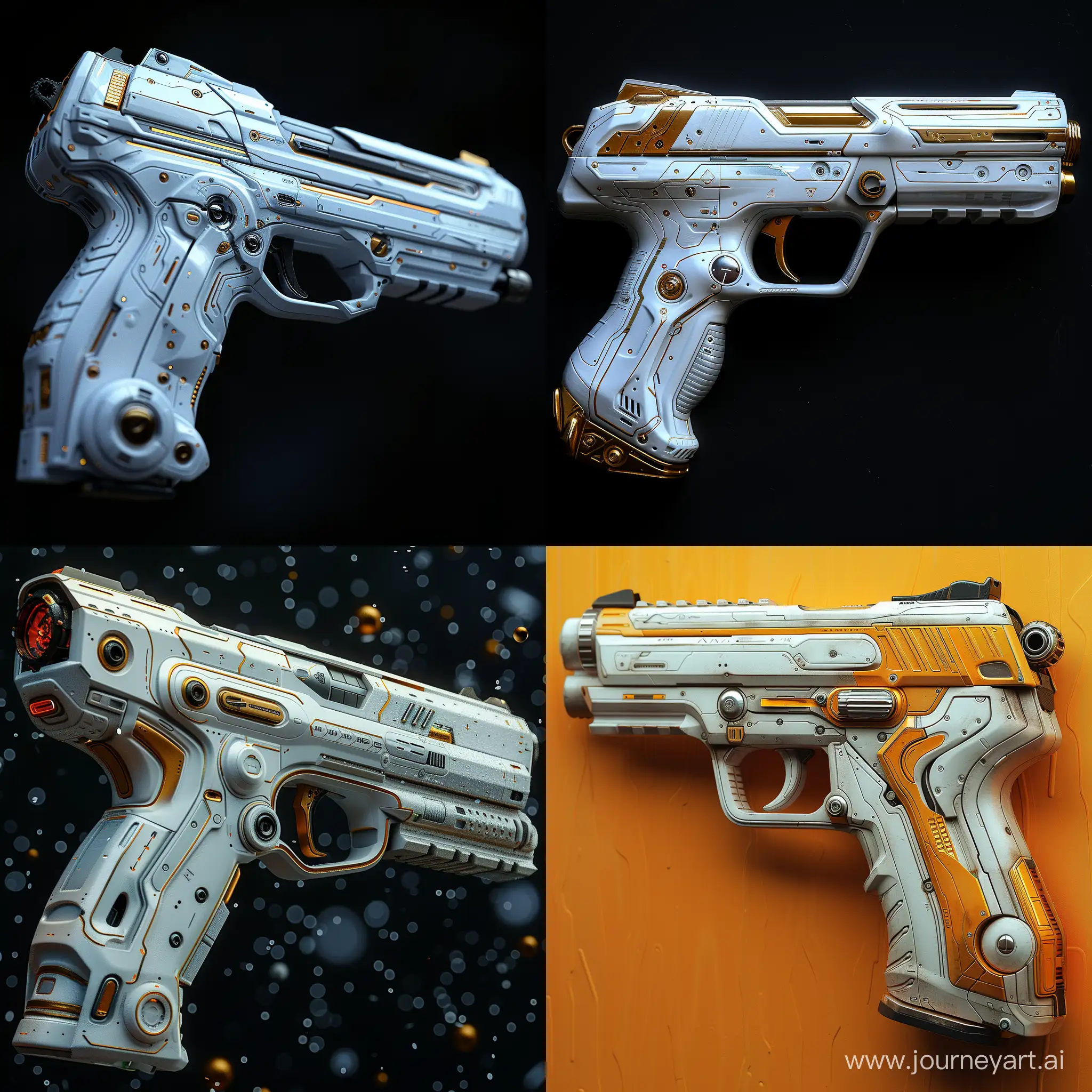 Futuristic-HighTech-Nanotechnology-Pistol-in-SciFi-Setting