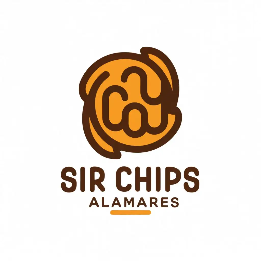 a logo design,with the text "Sir "CHIPS" ALAMARES", main symbol:CHIPS,Moderate,clear background