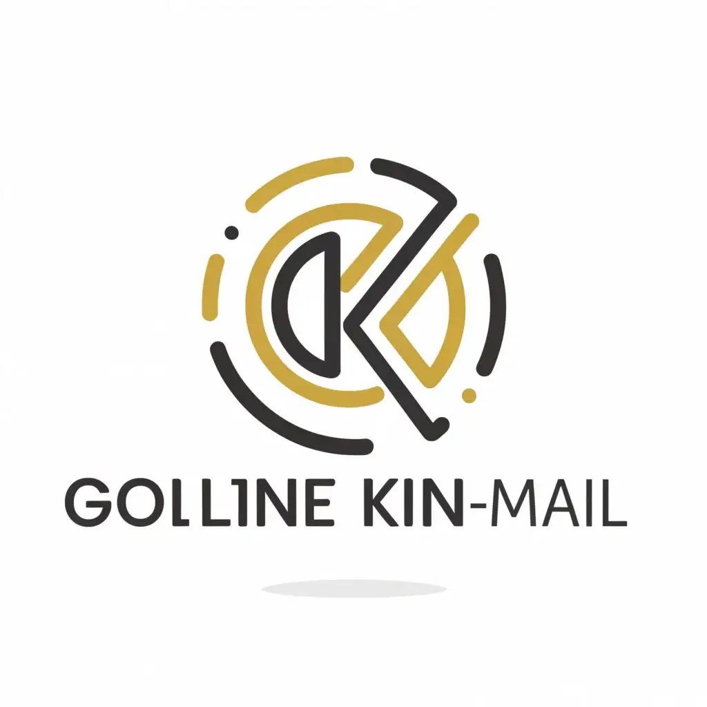 a logo design,with the text "OnlineKinMail", main symbol:OKM,Moderate,clear background