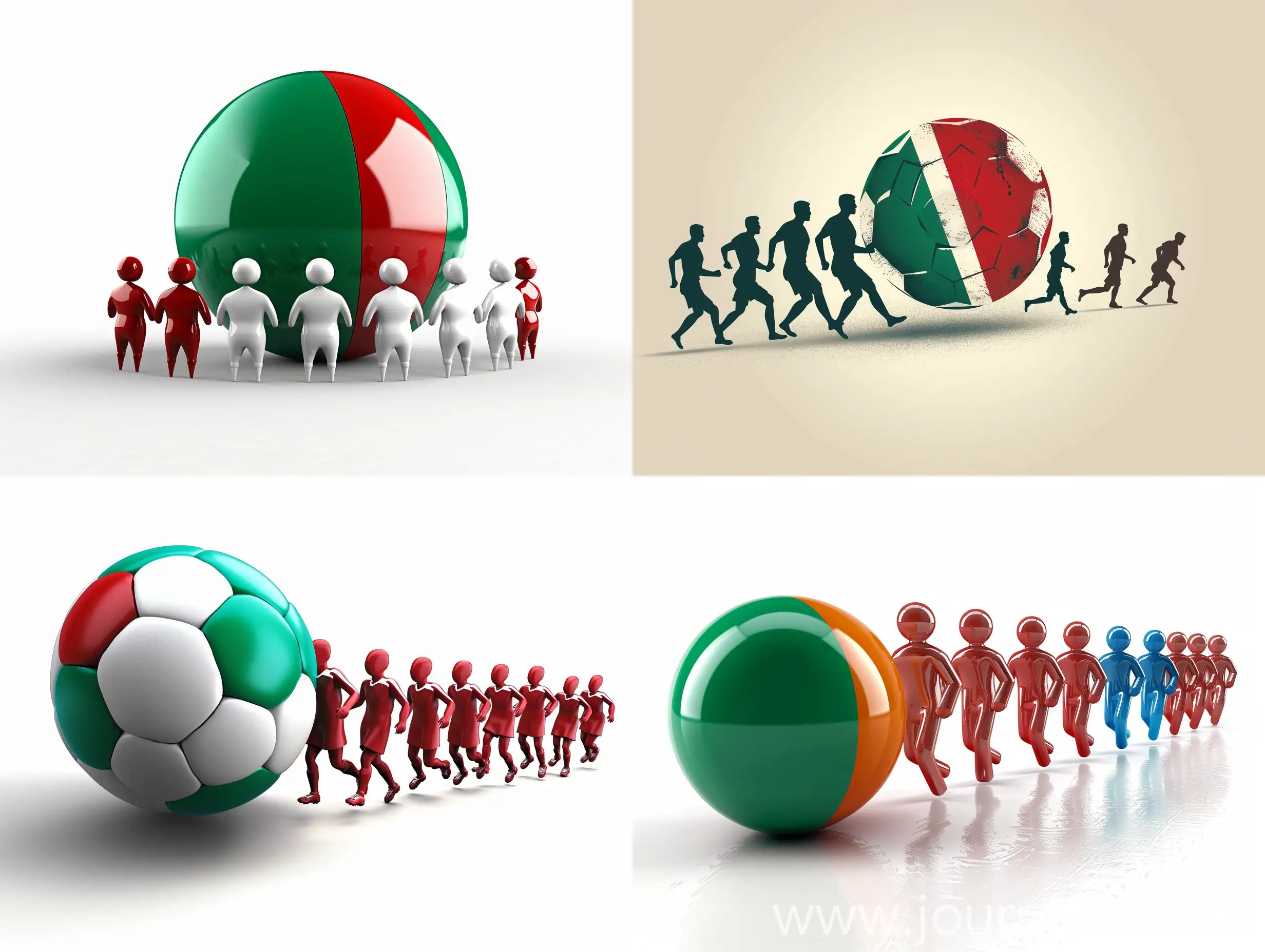 Malta-Flag-Colors-Football-Team-Icon-for-WhatsApp-Group
