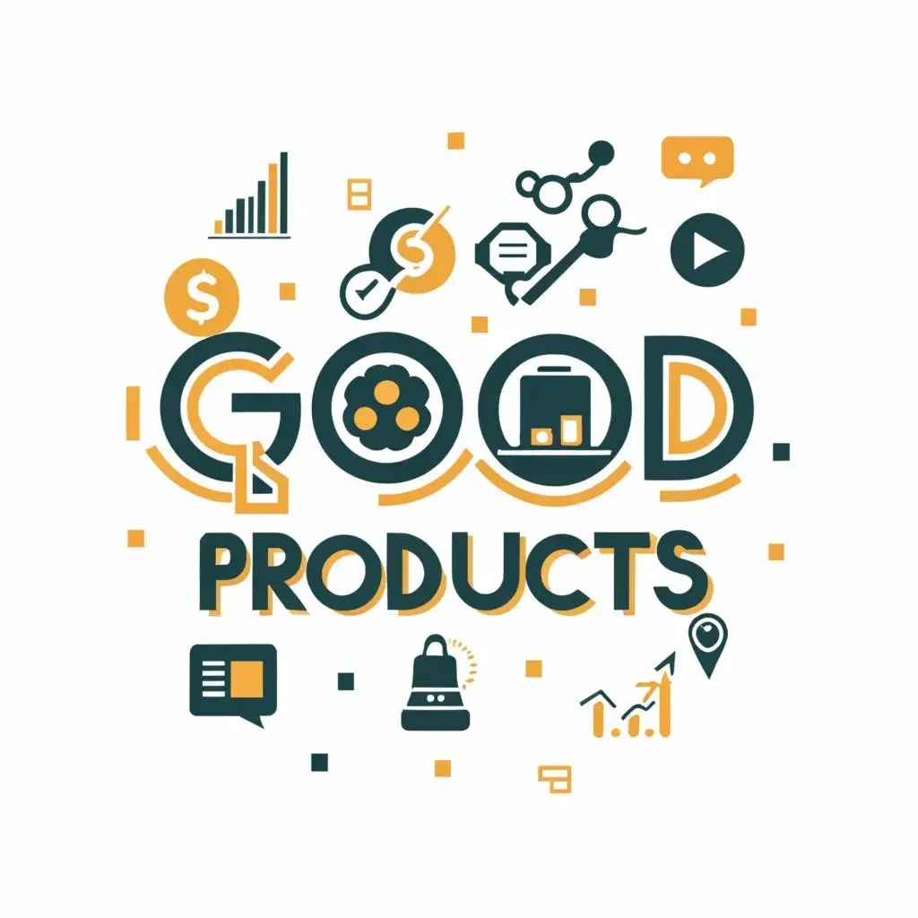 logo, Good Digital Products, with the text "Good Digital Products", typography, be used in Finance industry