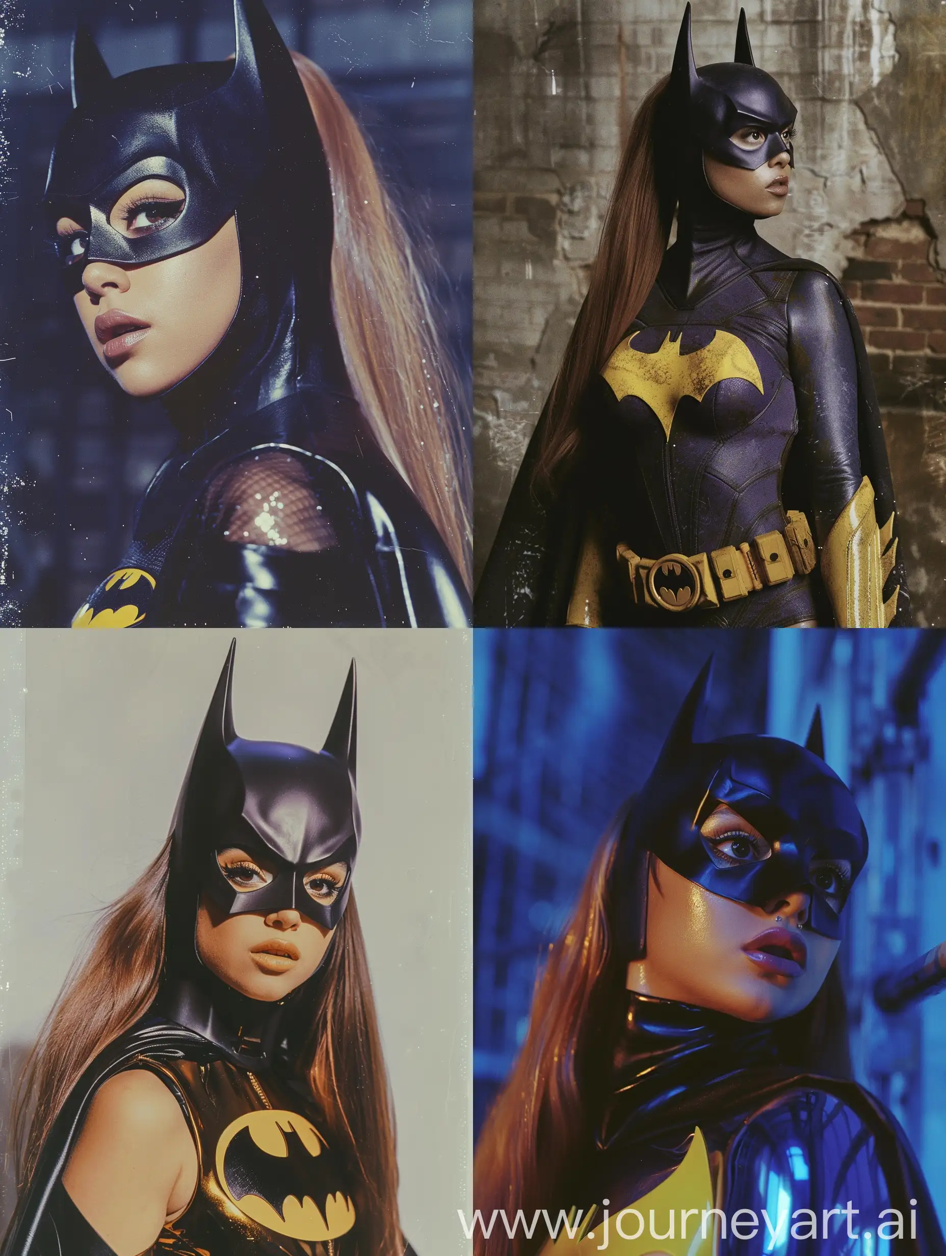 Ariana-Grande-as-Batgirl-VHS-Retro-Pop-Icon-Portraying-Iconic-Superheroine