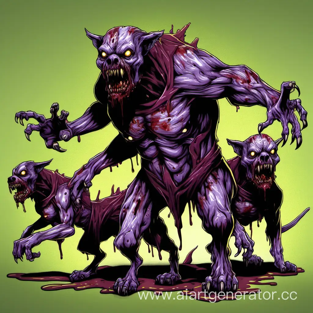 Cerberus-Zombie-Apocalypse-Art-Terrifying-Undead-Guardian