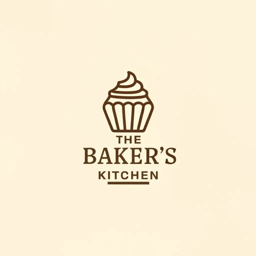 LOGO-Design-For-The-Bakers-Kitchen-Elegant-Text-Logo-for-Restaurant-Industry