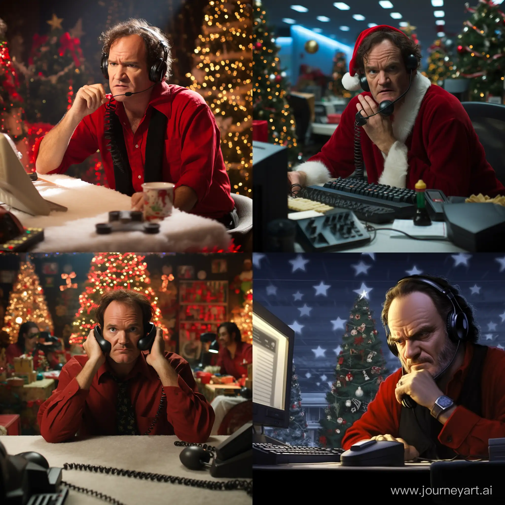 Christmas Quentin Tarantino on Call center