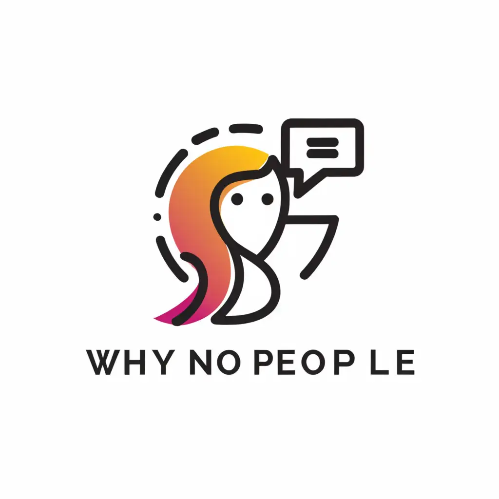 LOGO-Design-for-Whynopeople-Live-Chat-Video-Show-with-Clear-Background