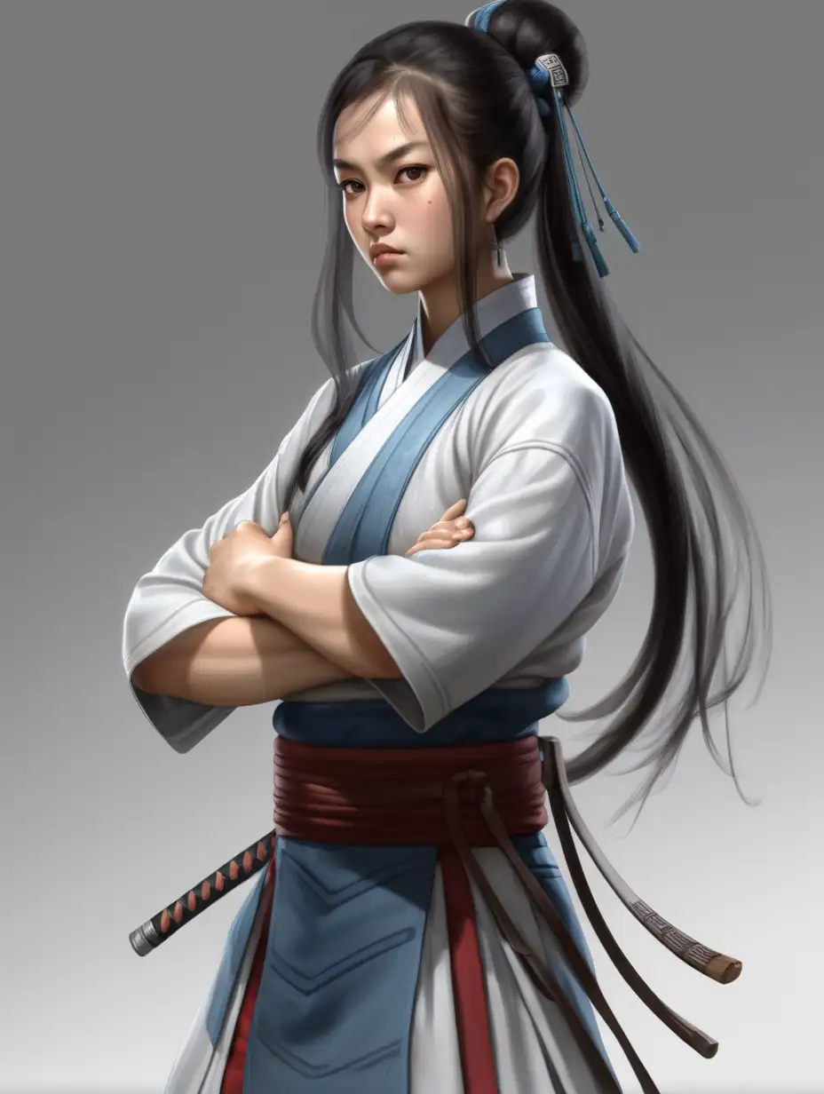 Fierce and Capable Female Disciple in Wuxia Sect