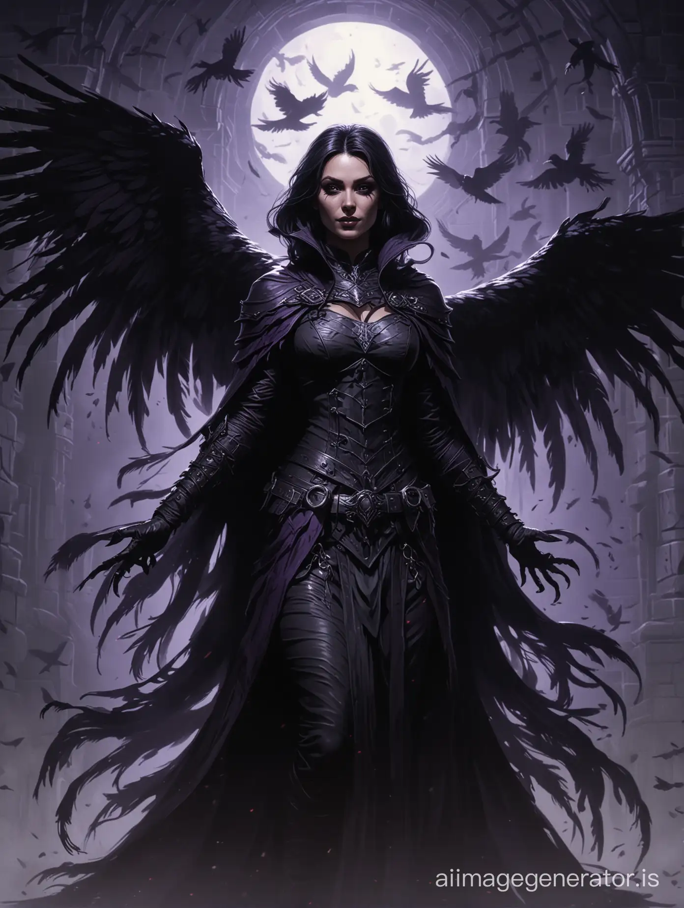 DnD Raven queen shadow. shadowfel background