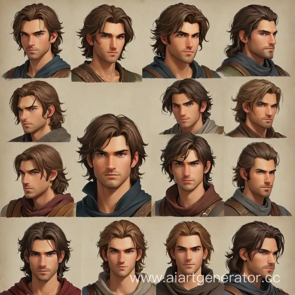 Medieval-Fantasy-Male-Character-Hairstyles-Diverse-Styles-for-Noble-Knights-and-Roguish-Adventurers
