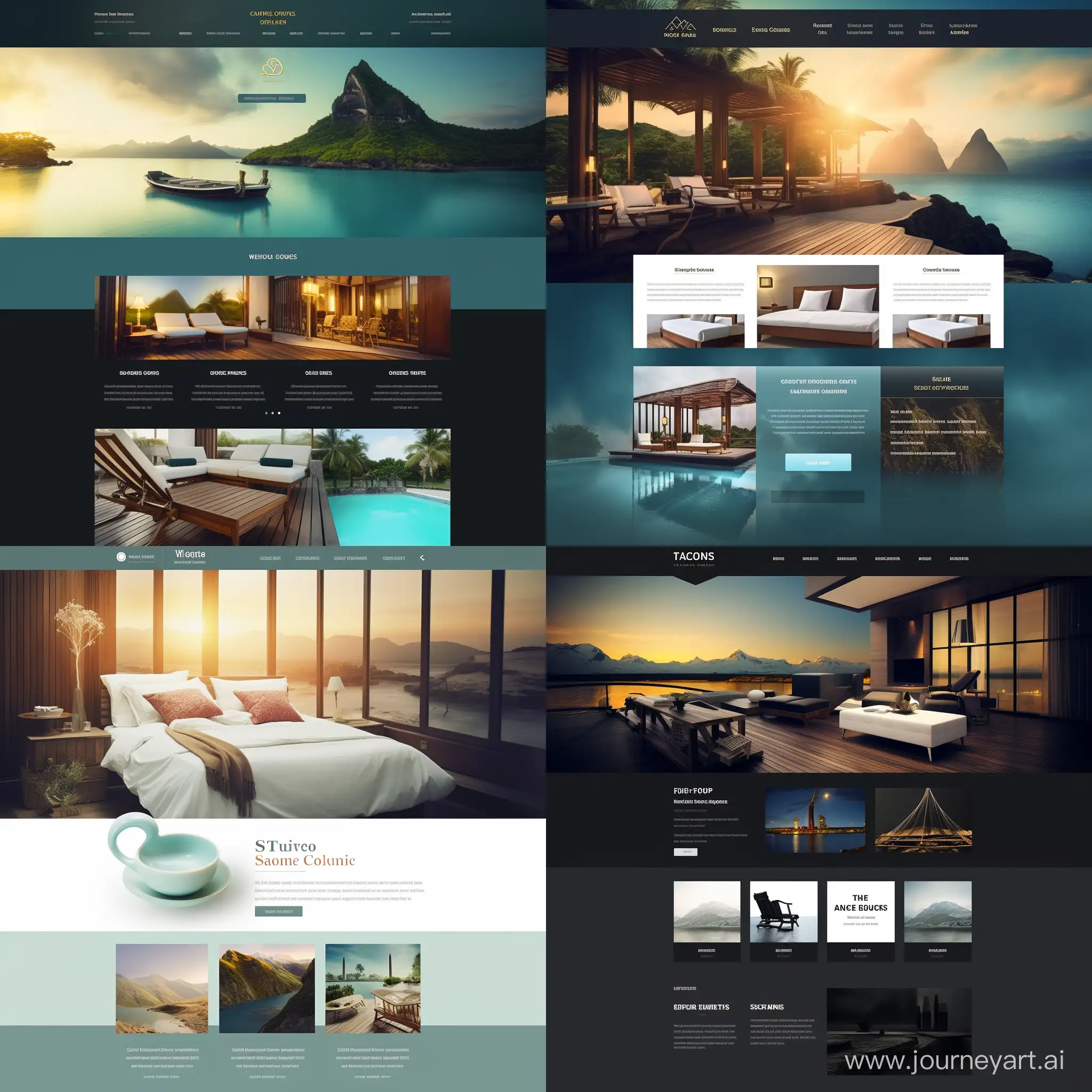 design beautiful PSD design for a website with a mockup