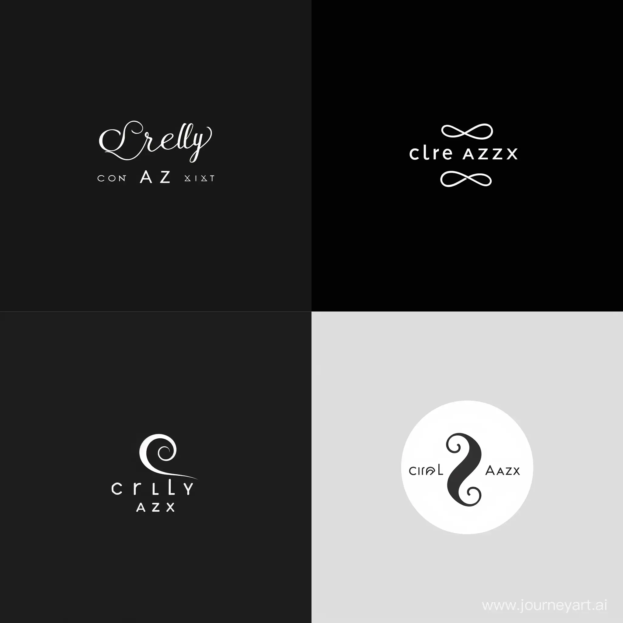 Curly-Alex-Minimalist-Photographer-Logo-in-Black-and-White