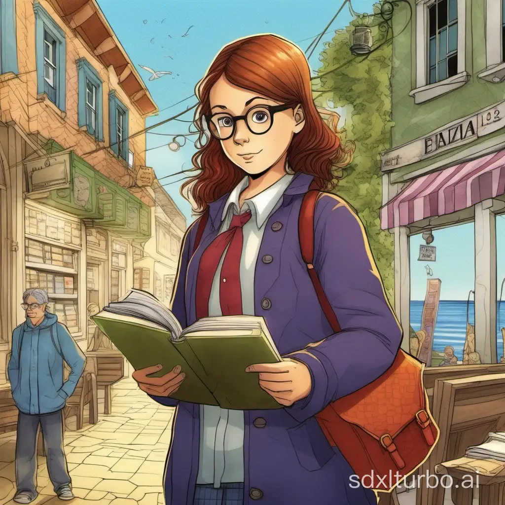 In a small coastal town, we meet Maria, a young librarian who is fond of puzzles.