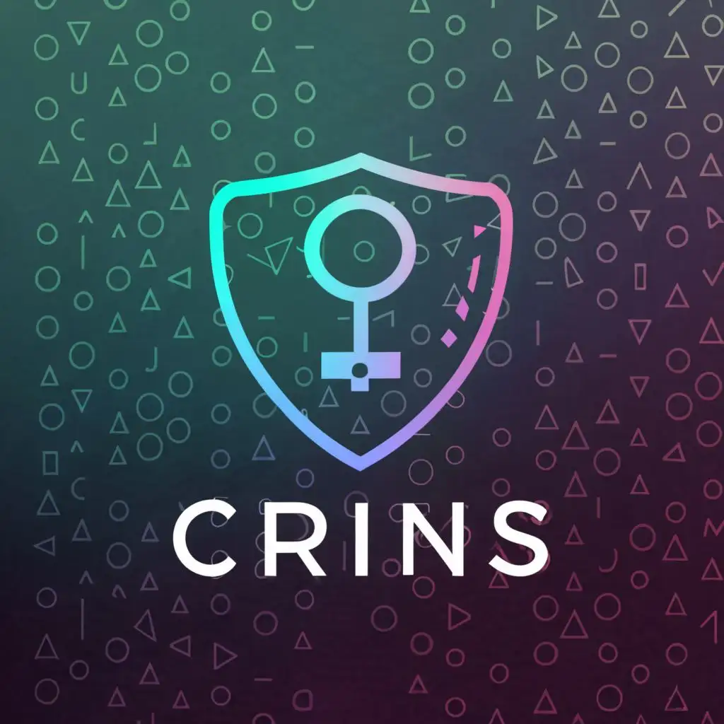 a logo design,with the text "CRINS", main symbol:Online insurance, be used in Internet industry