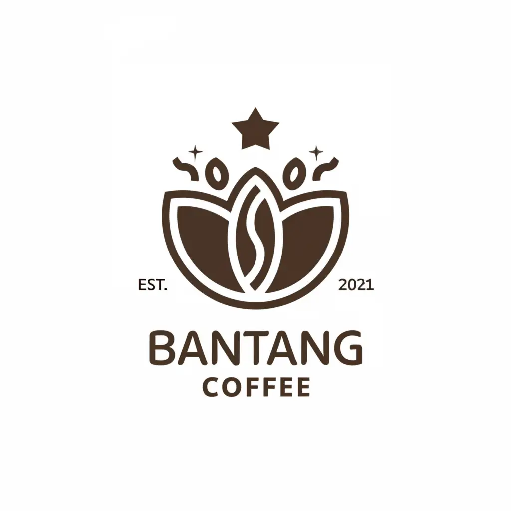 LOGO-Design-for-BeanTang-Coffee-Coffee-Bean-and-Star-Emblem