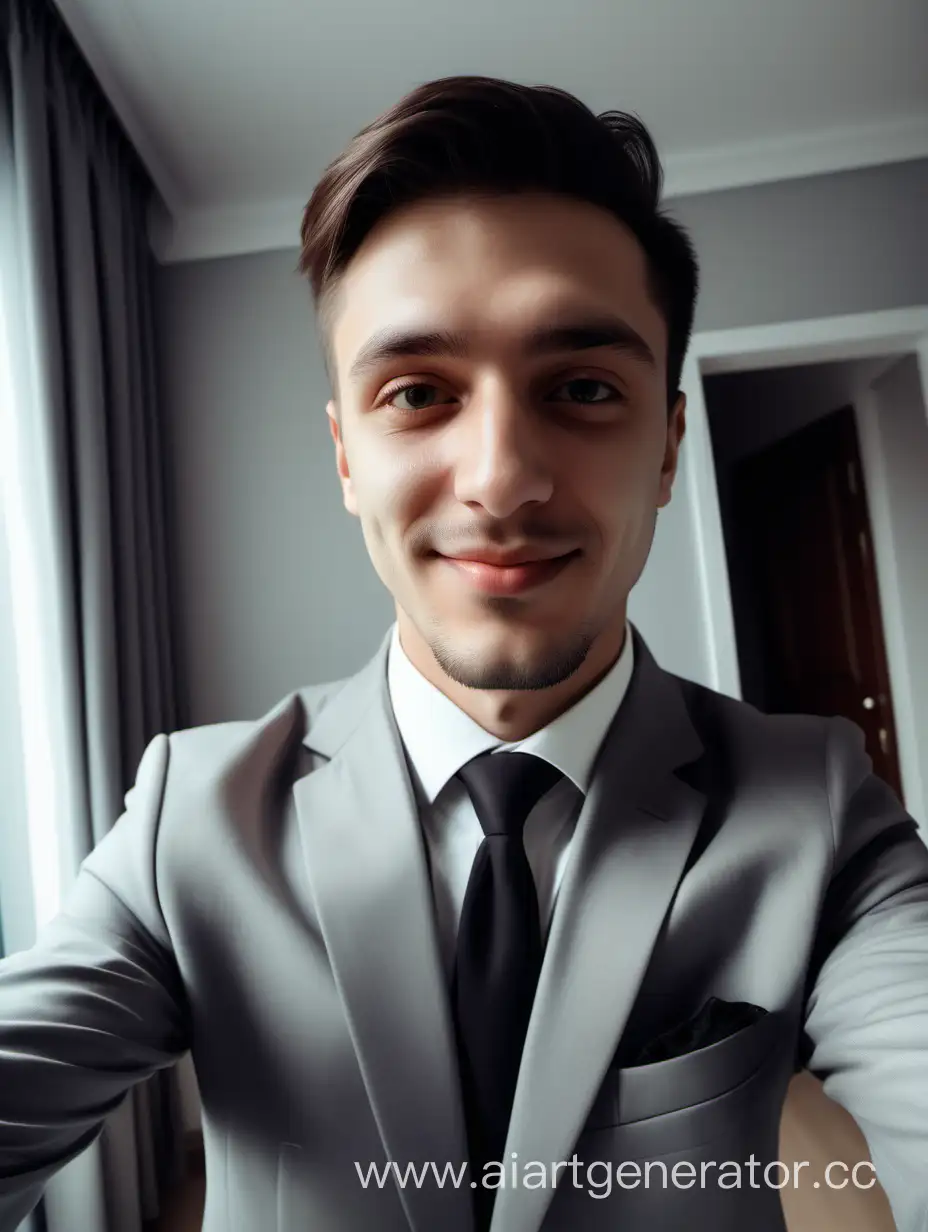 Friendly-Business-Selfie-Smiling-Man-in-Classic-Suit