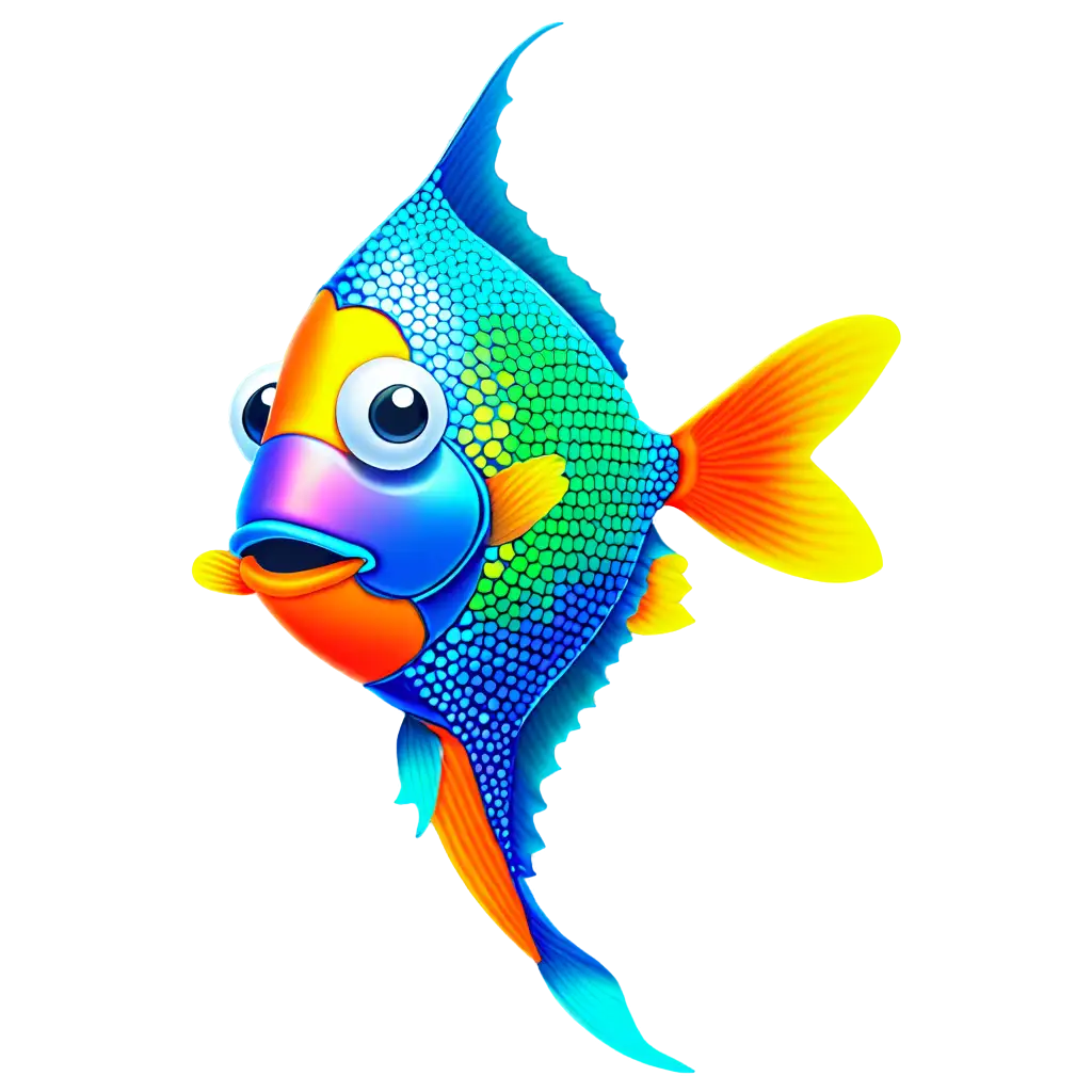 Vibrant-Rainbow-Fish-PNG-Stunning-Imagery-for-Digital-Content-and-Designs