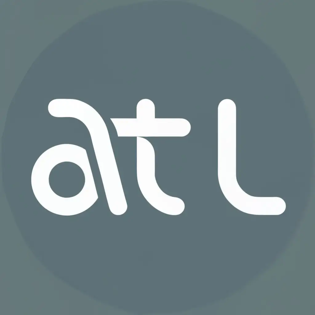 logo, Play Button, with the text "ATL", typography