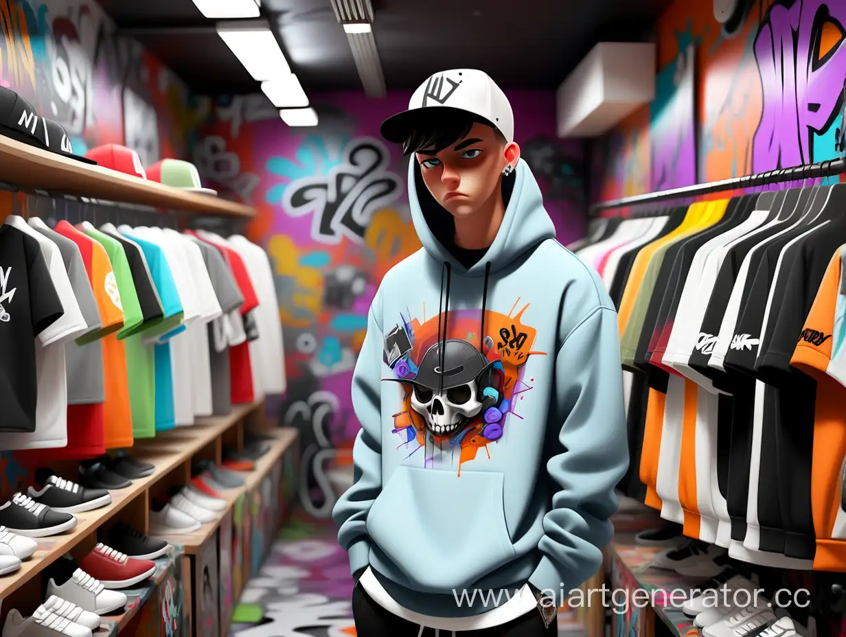 Trendy-Streetwear-Fashion-Amidst-Vibrant-Graffiti-at-Gaze-Catcher