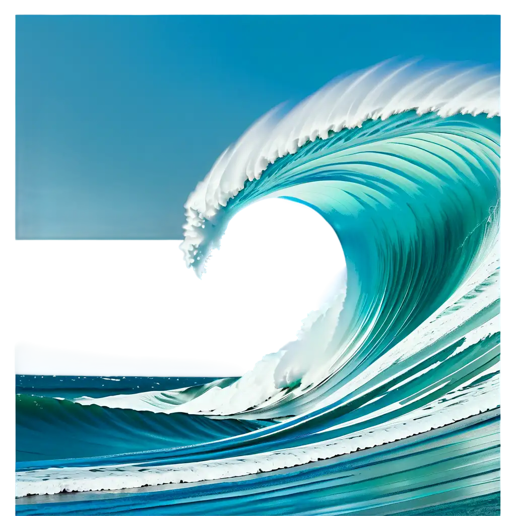 Huge ocean wave