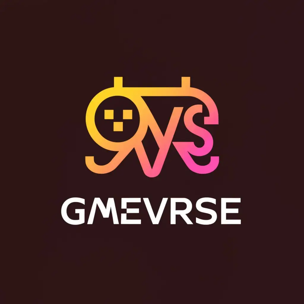 a logo design,with the text "GameVerseSagar", main symbol:GVS,Minimalistic,clear background