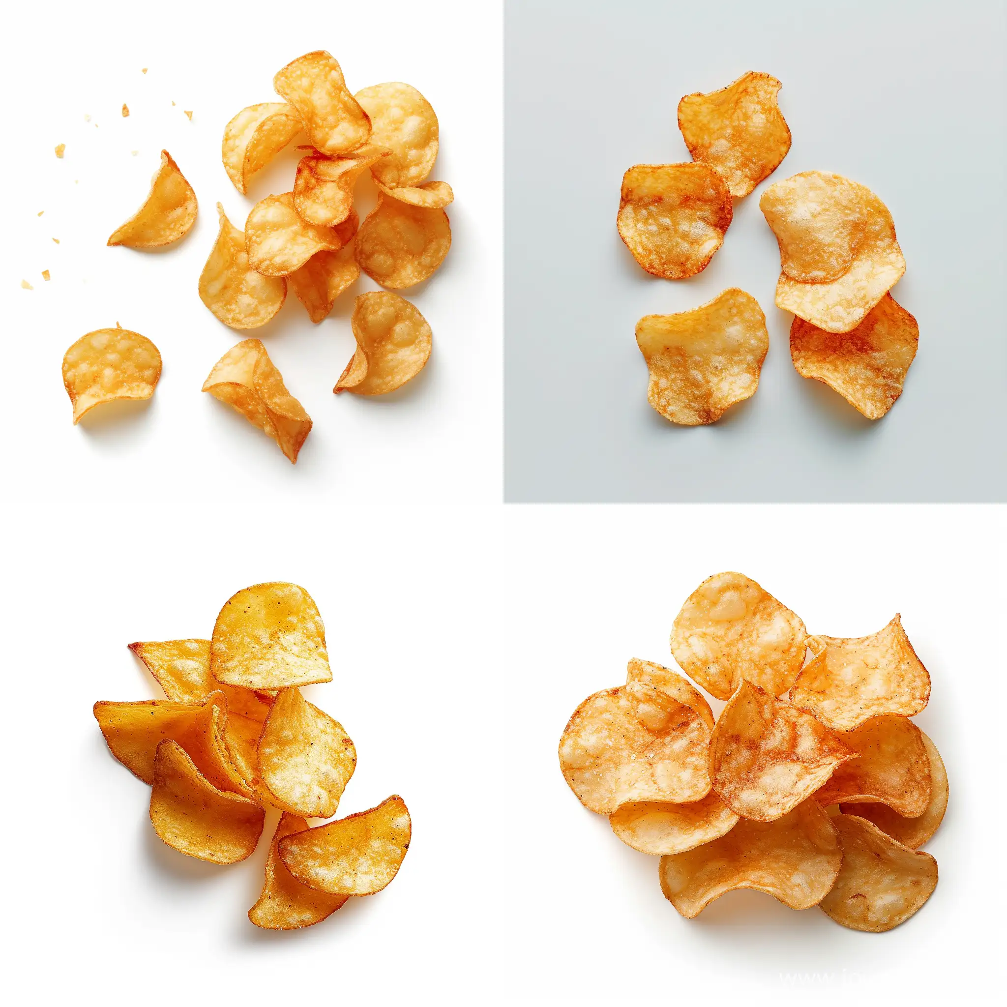 Vibrant-Lays-Chips-Collection-5Piece-Array-on-Clean-White-Background