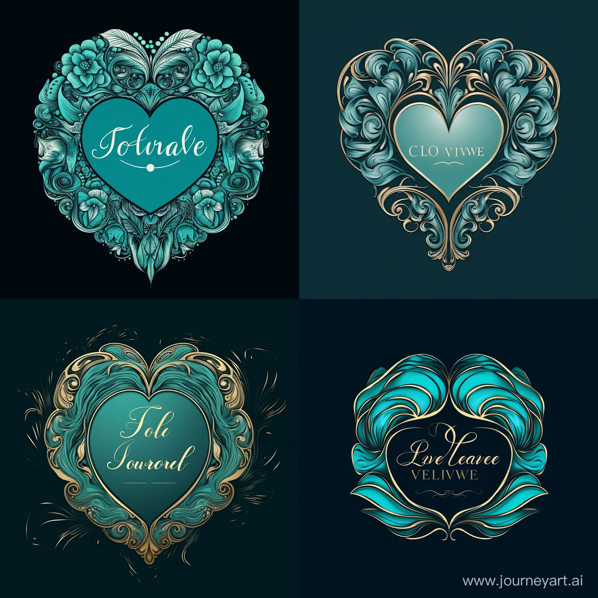 Chic-Turquoise-Love-for-God-Logo