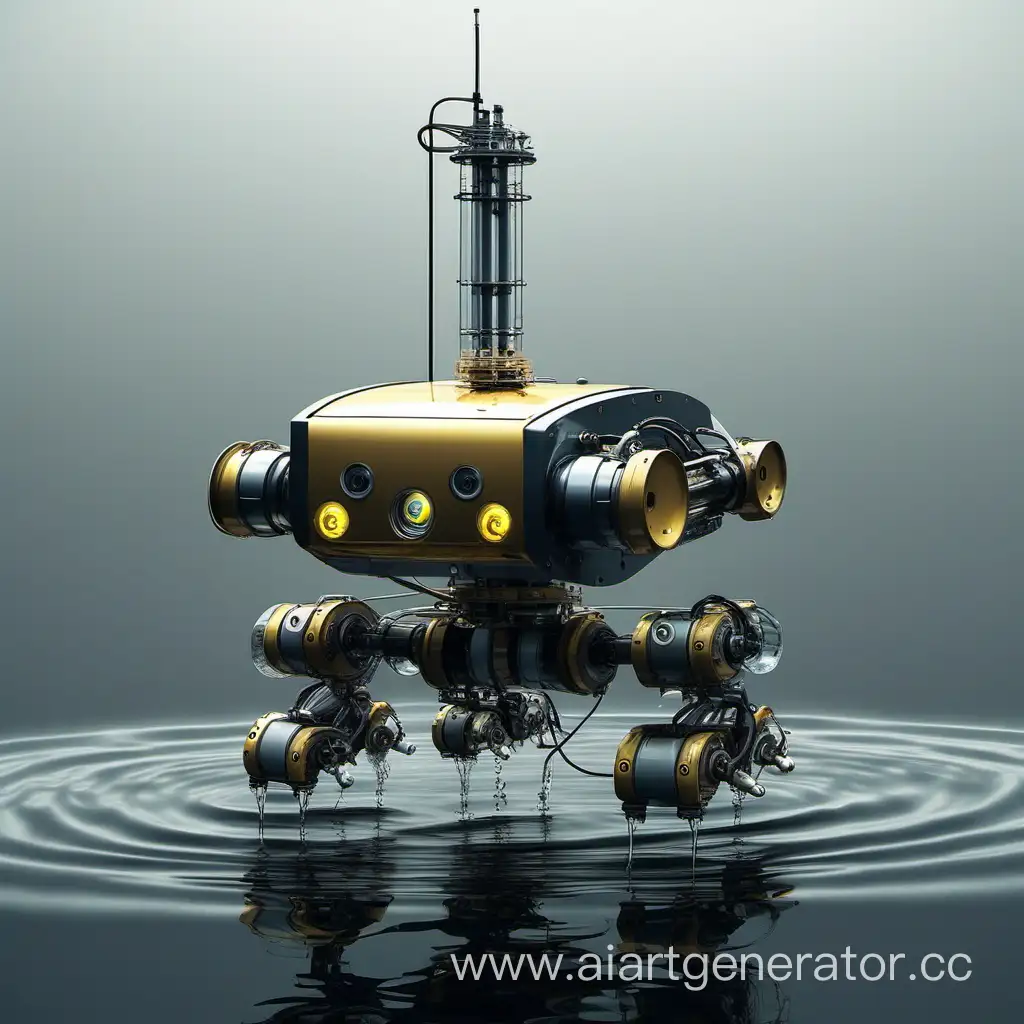 робот который будет собирать нефть на воде

