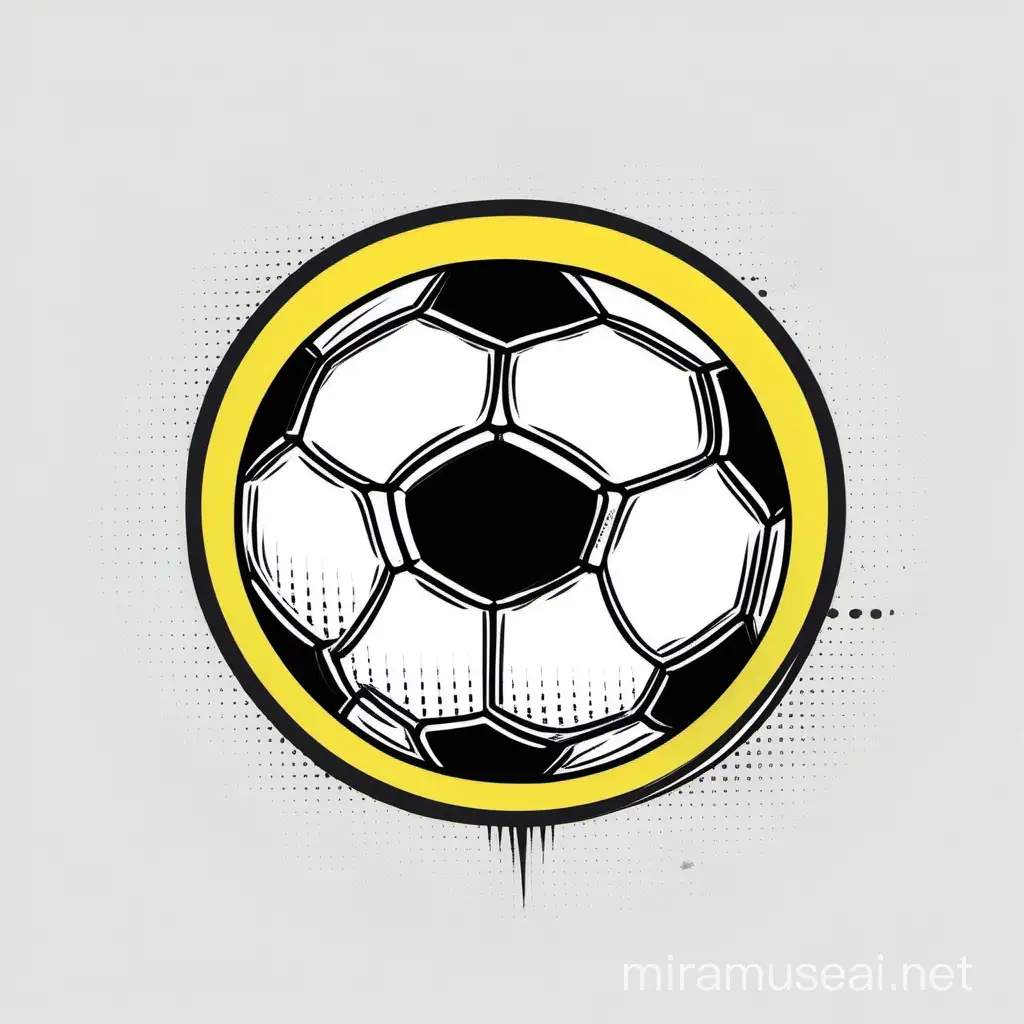 Football Player in Dynamic Vector Comic Art on White Background