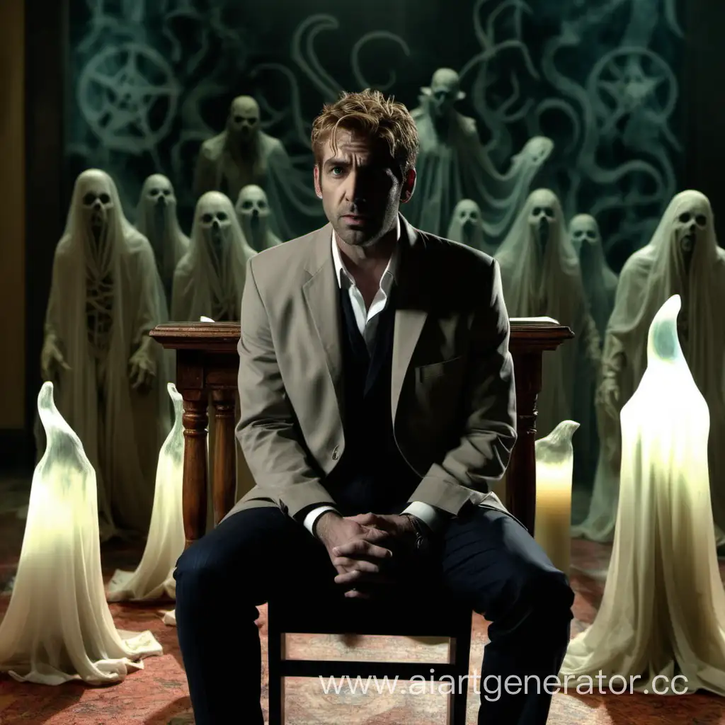 Constantine-Surrounded-by-Ghosts-in-Haunted-Room