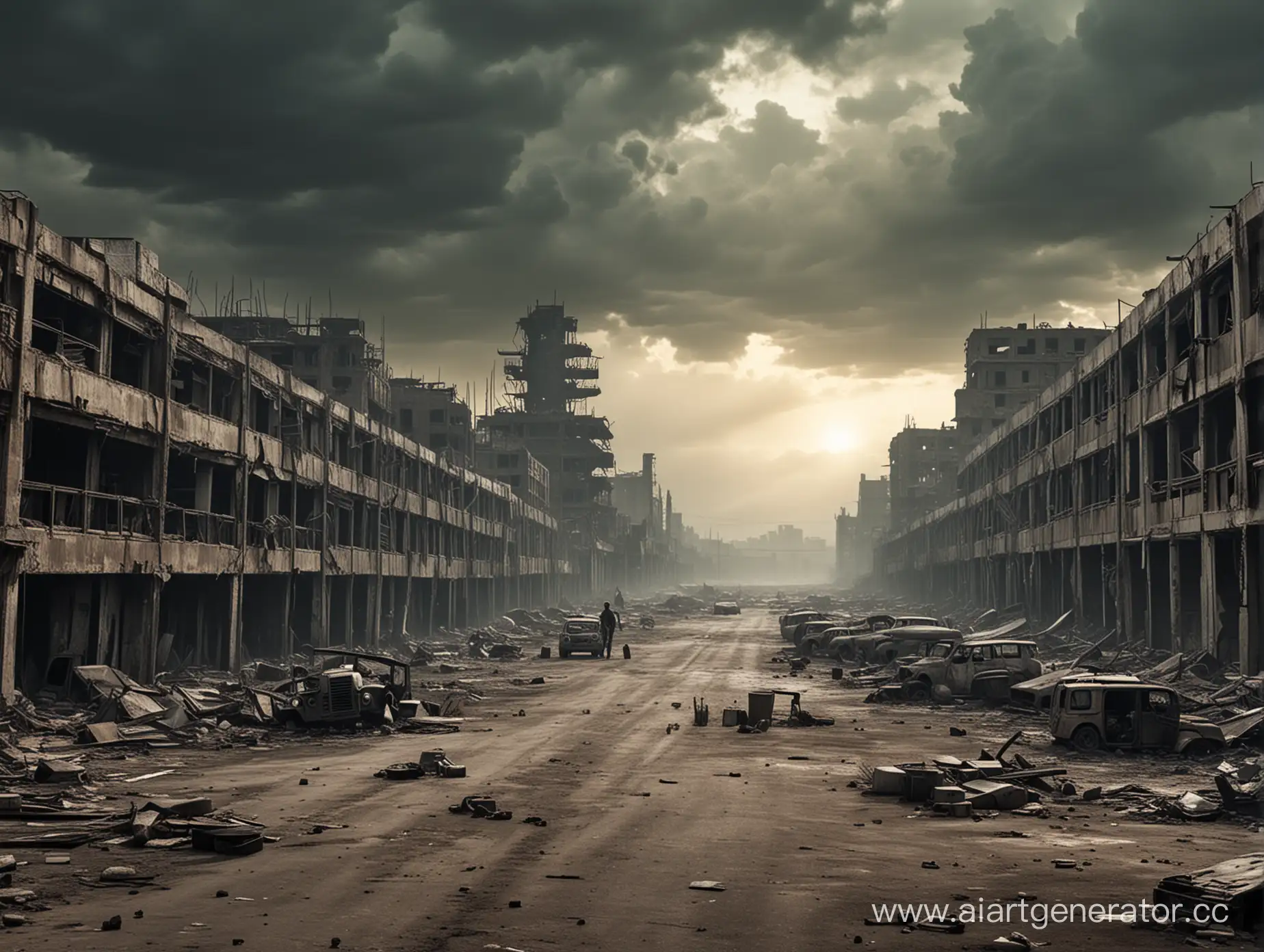 Desolate-Urban-Landscape-After-the-Apocalypse