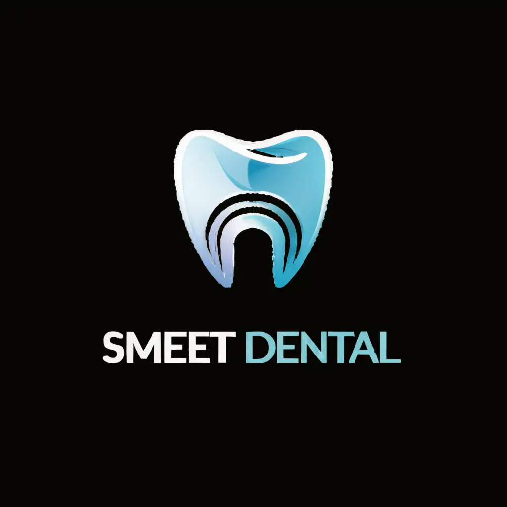 a logo design,with the text "Smet Dental", main symbol:TOOTH,complex,be used in Medical Dental industry,clear background