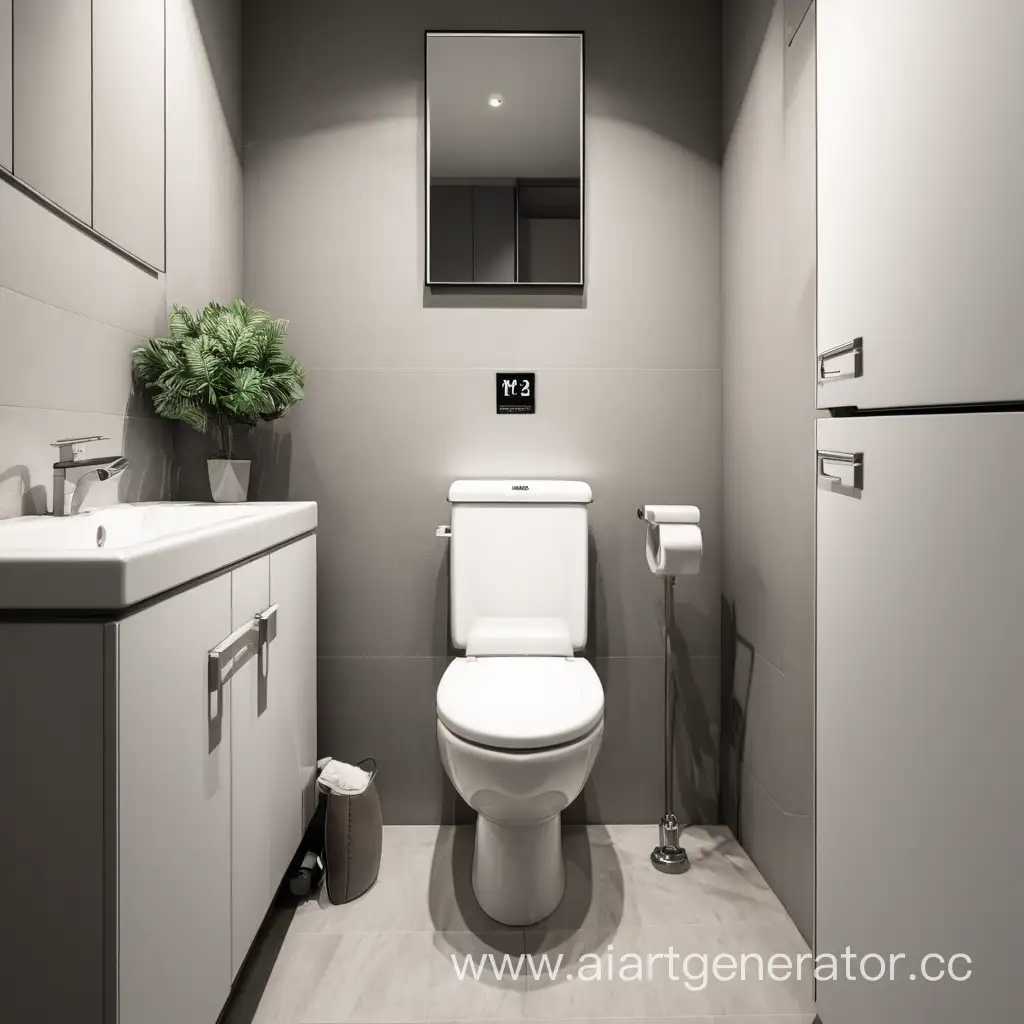 Modern-Apartment-Bathroom-Interior-with-Toilet-Fixture